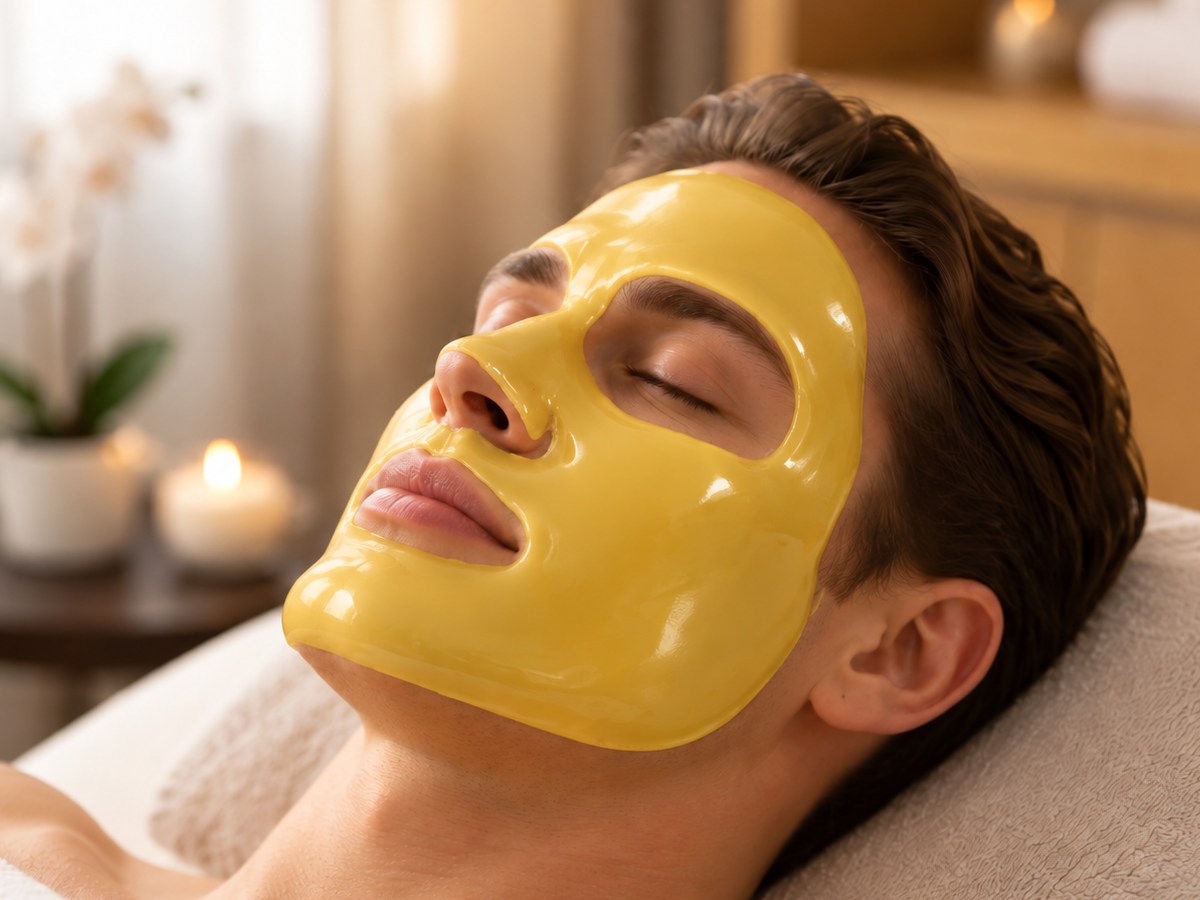 Floral mask facial add-on